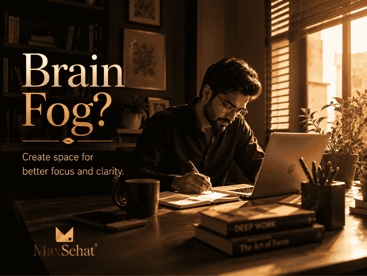 Brain fog and difficulty concentrating during work or study