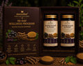 MaxSehat 90-Day Blood Sugar Support Program featuring two herbal wellness jars in a premium presentation box.