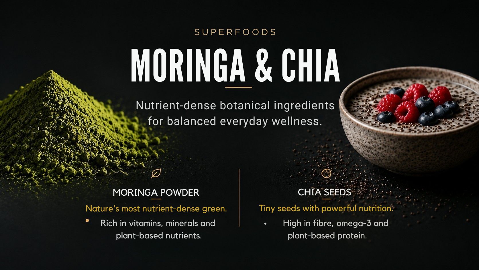 Moringa and Chia seeds - Superfoods in Pakistan