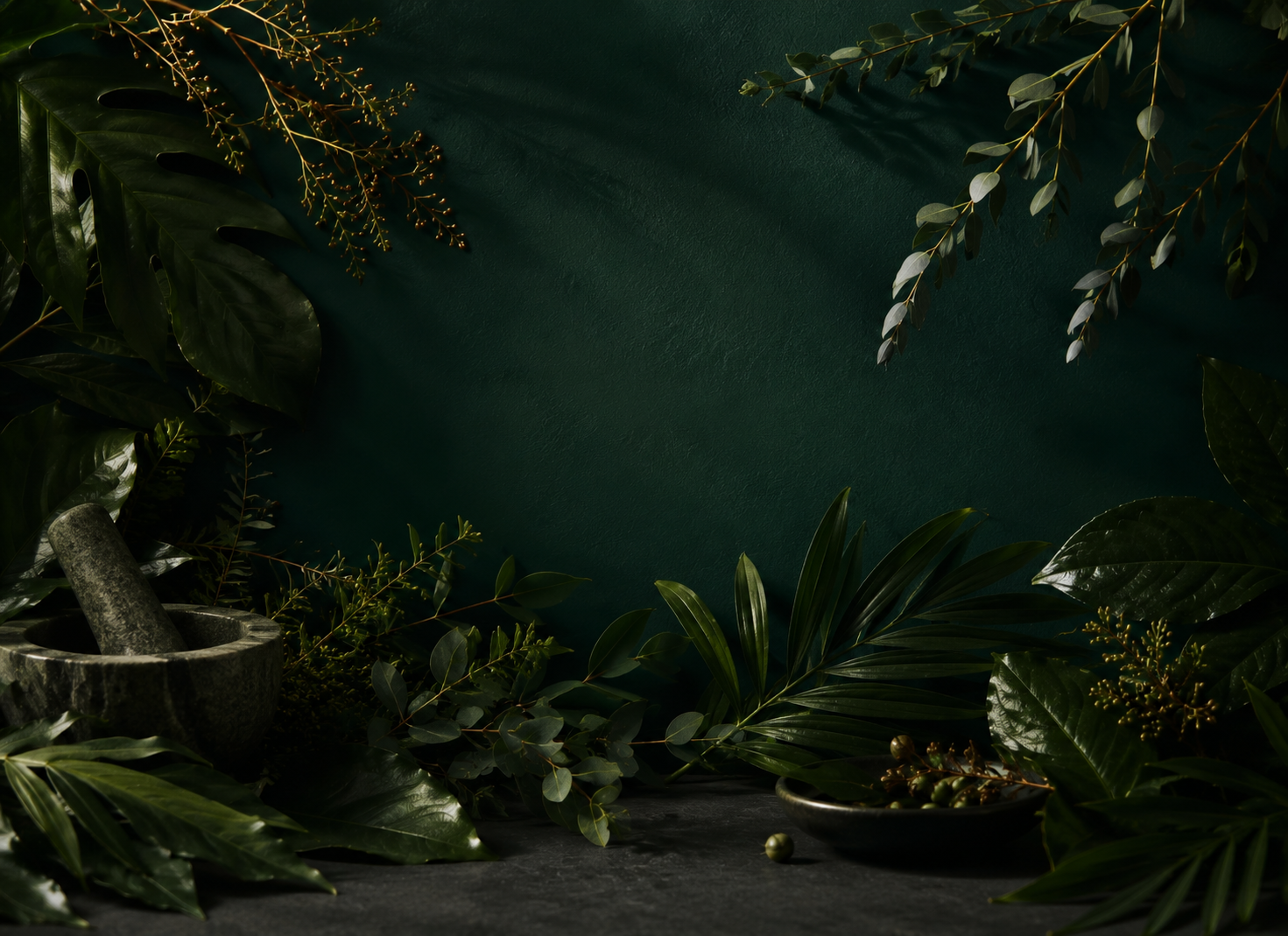 Botanical ingredients used in MaxSehat herbal wellness blends.